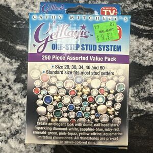 Cathy Mitchell GeMagic One-Step Stud System - 250 Piece Assorted Value Pack